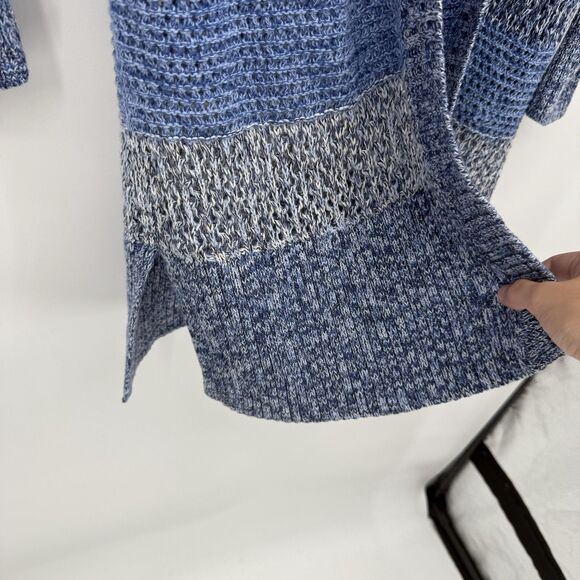 Gap Multi Blue Cardigan Cotton Oversized Size Medium Gap for Good Boho - Picture 5 of 10